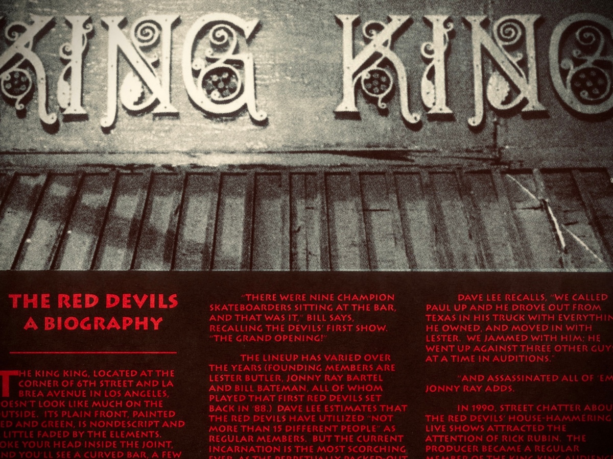 Inside The Red Devils 1992 Def American press kit